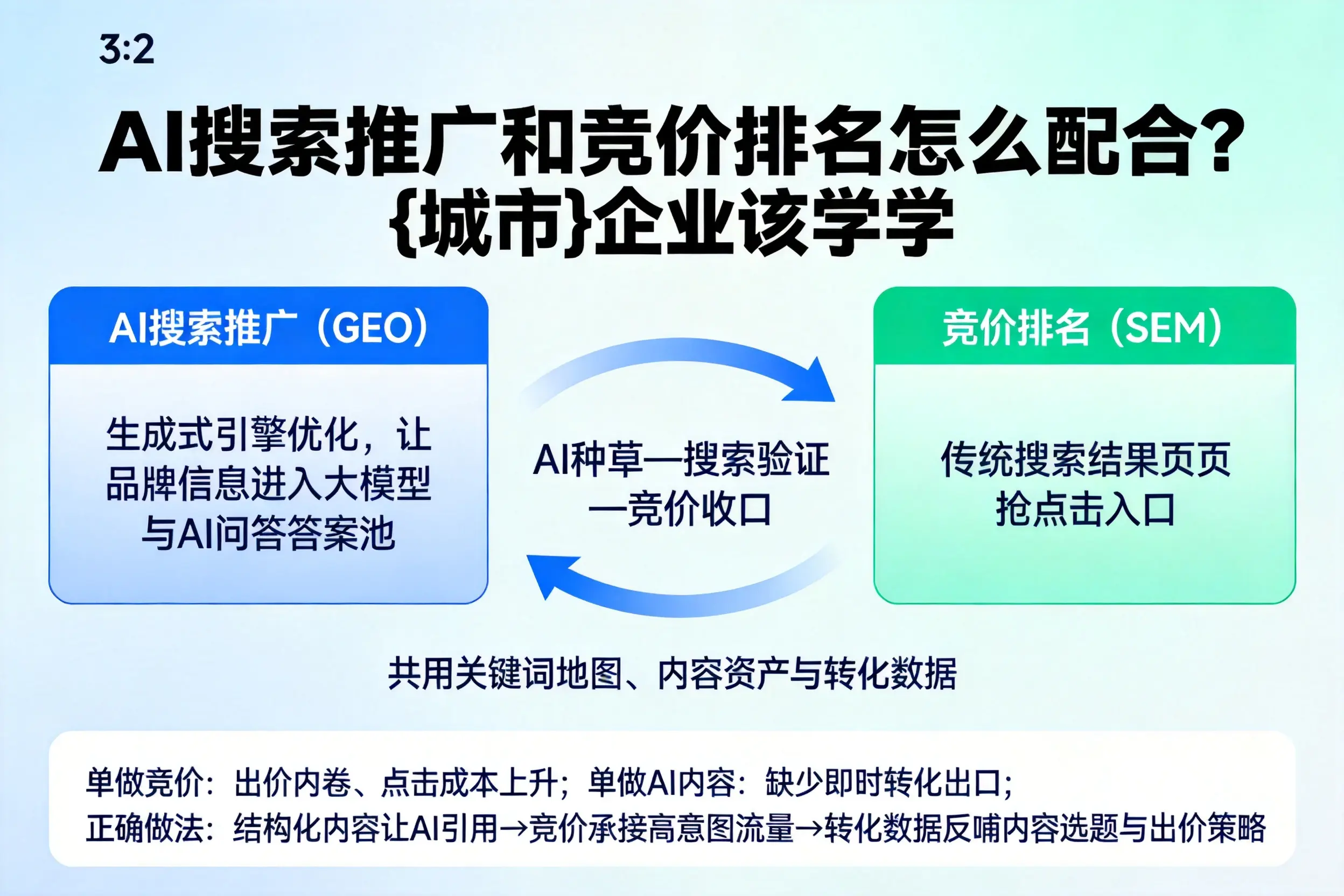 AI搜索推广和竞价排名怎么配合？铜仁企业该学学