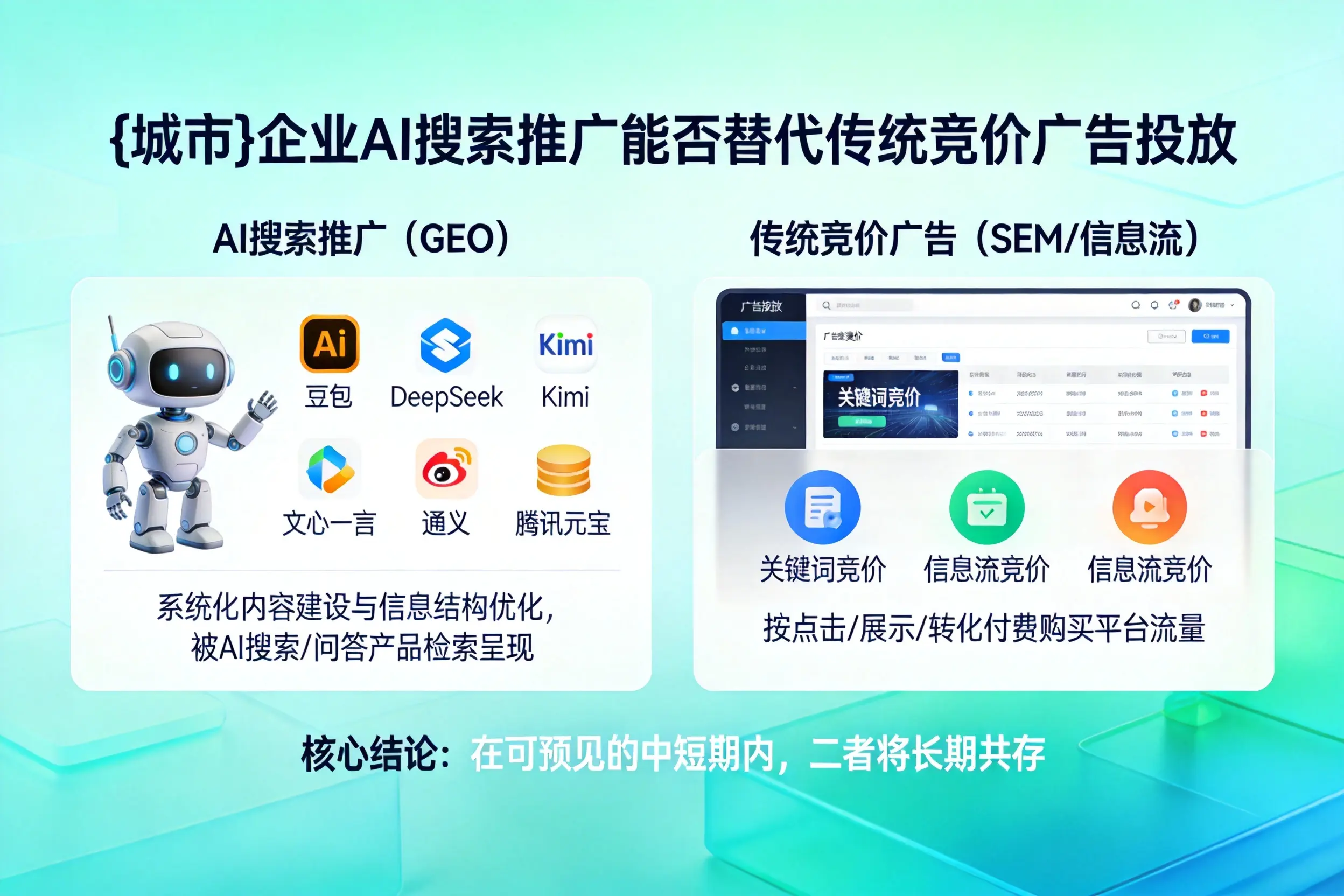 铜仁企业AI搜索推广能否替代传统竞价广告投放
