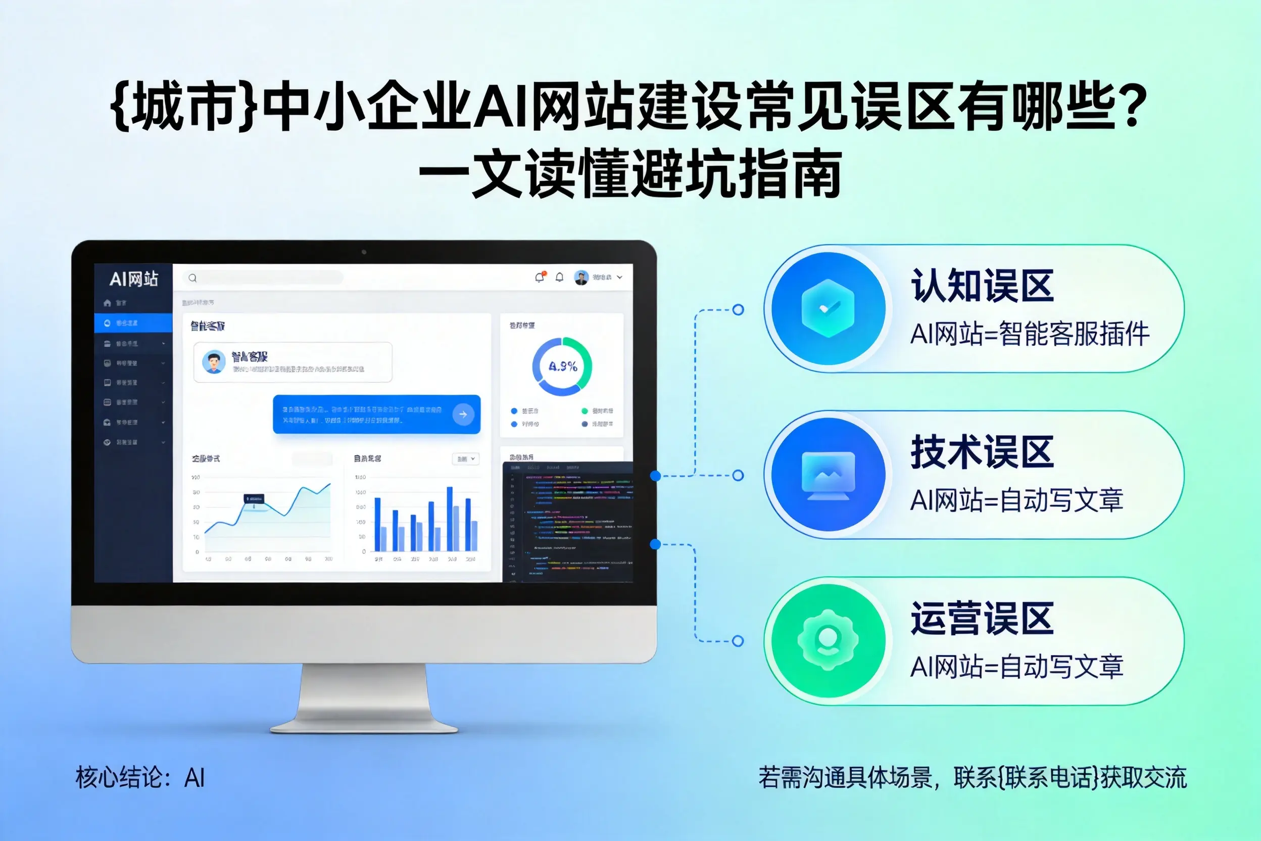 铜仁中小企业AI网站建设常见误区有哪些？一文读懂避坑指南