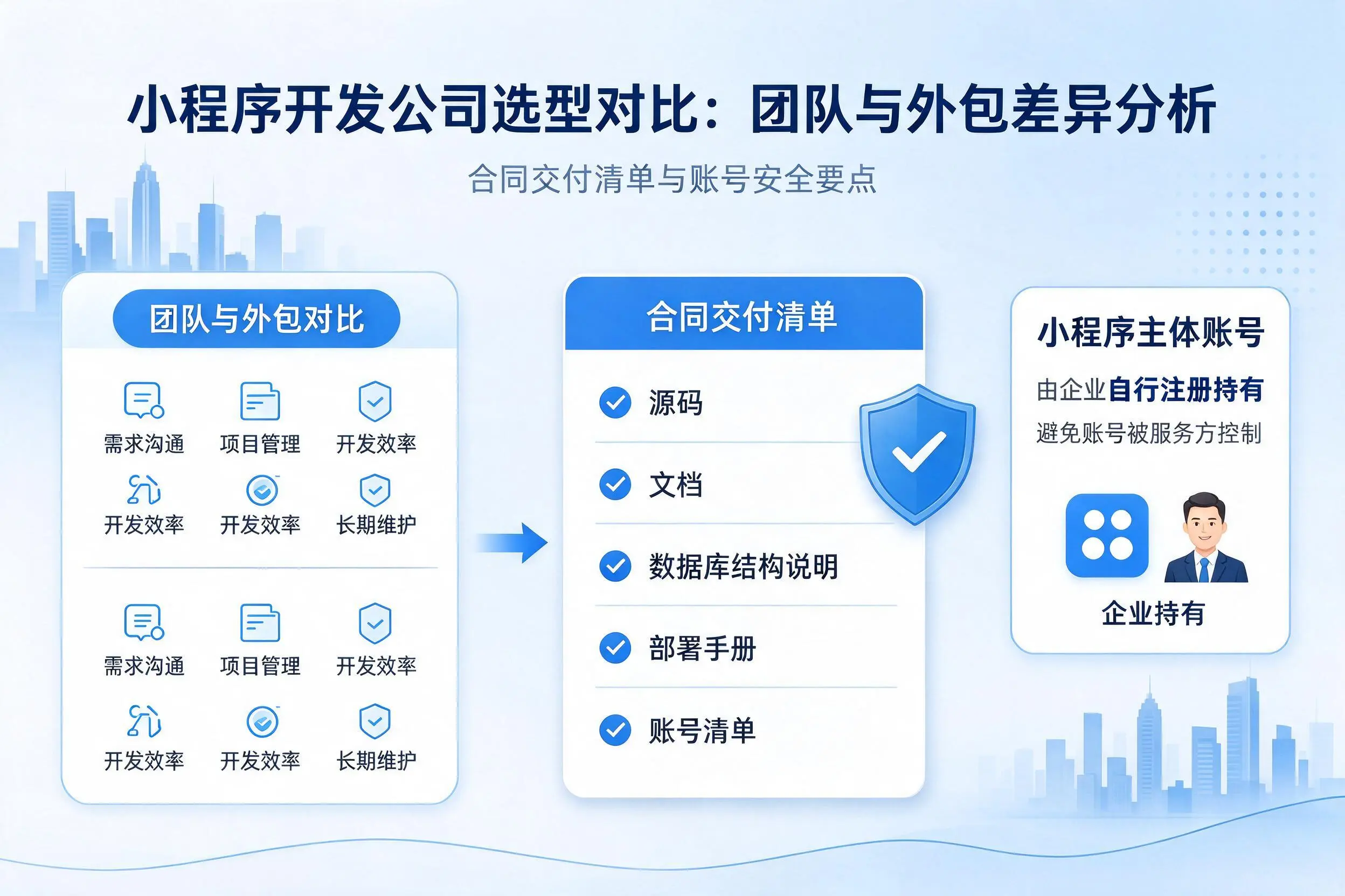铜仁小程序开发公司选型对比:团队与外包差异分析