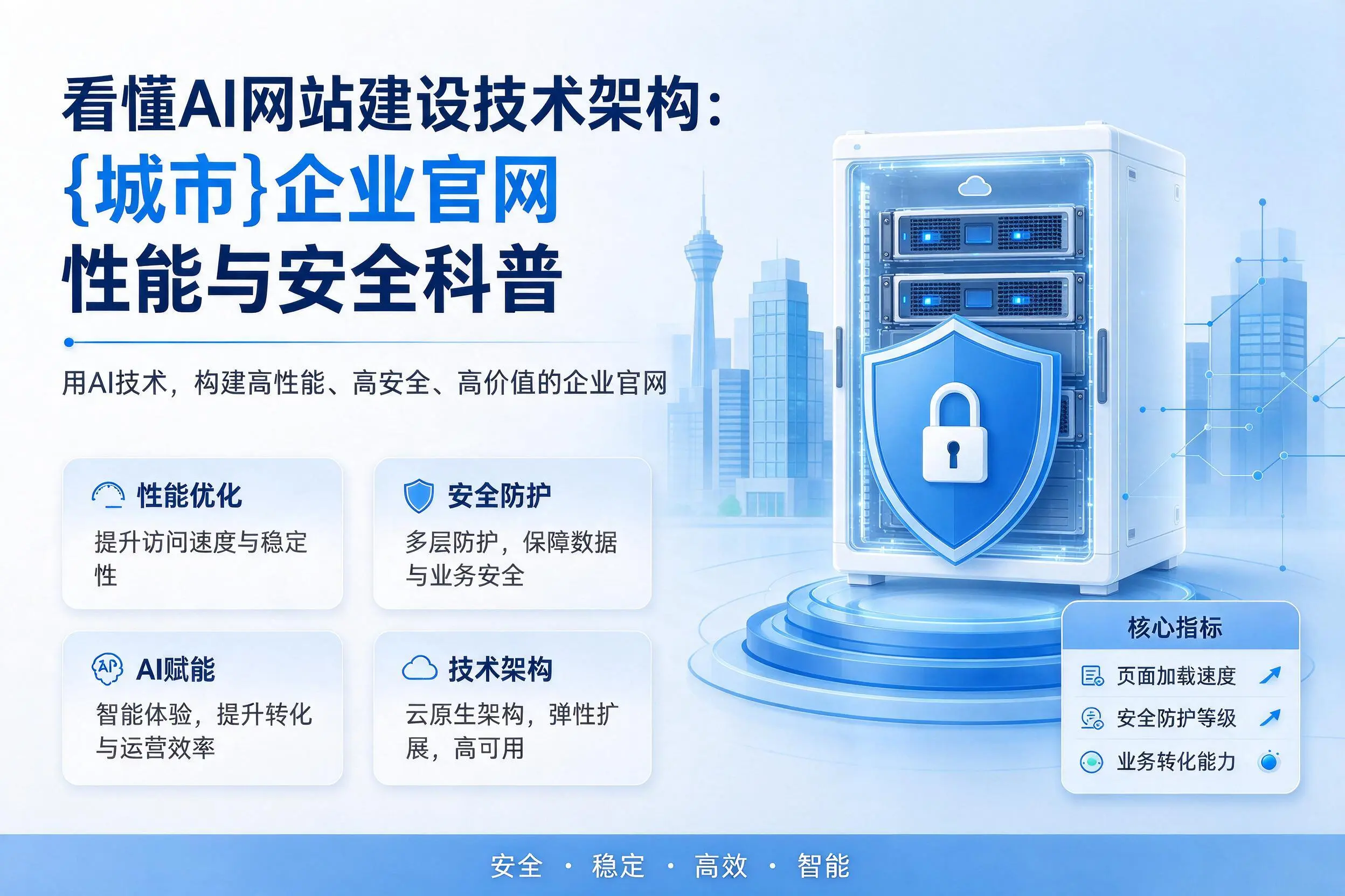看懂AI网站建设技术架构:铜仁企业官网性能与安全科普