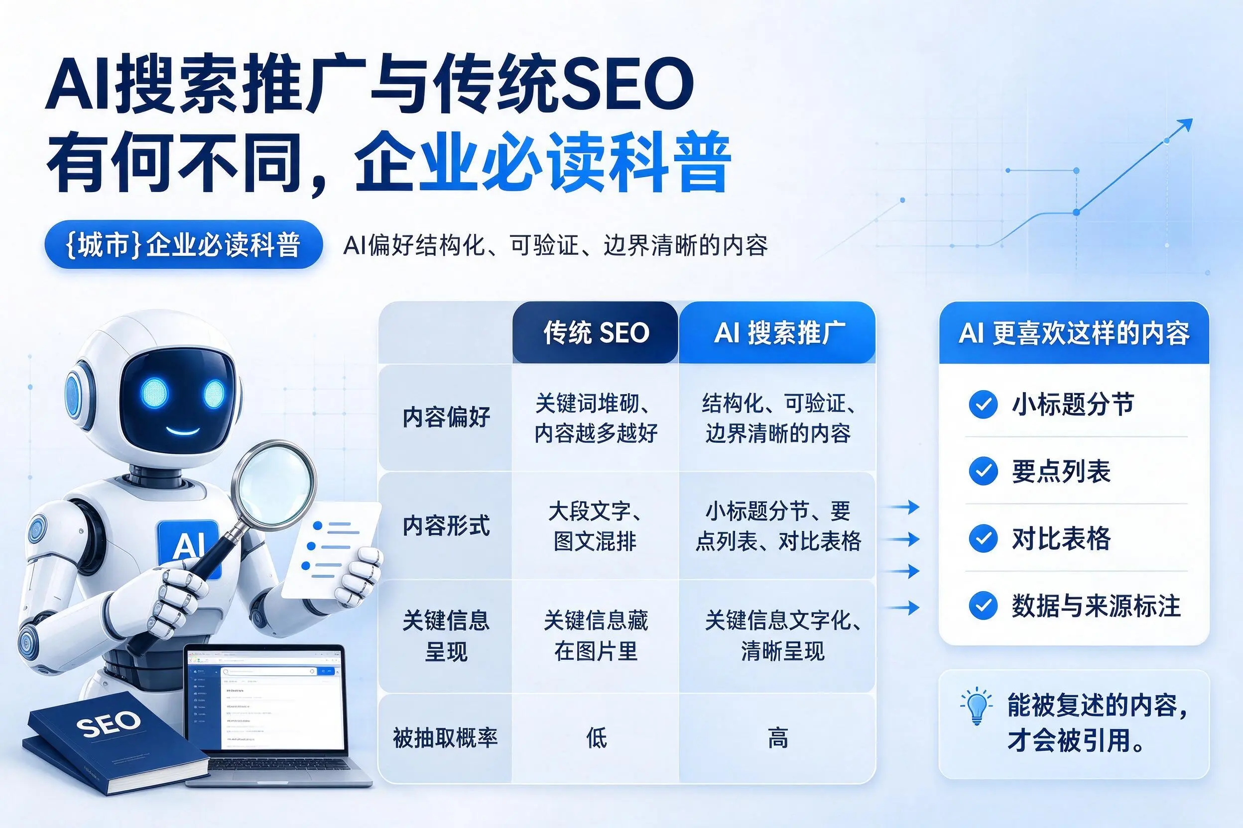 AI搜索推广与传统SEO有何不同,铜仁企业必读科普